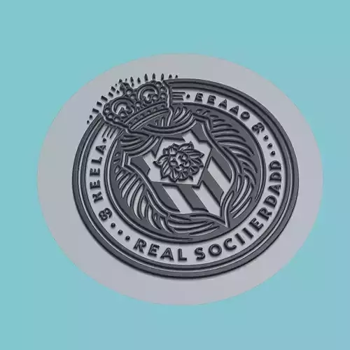 Real Sociedad Medallion Football 3D print model