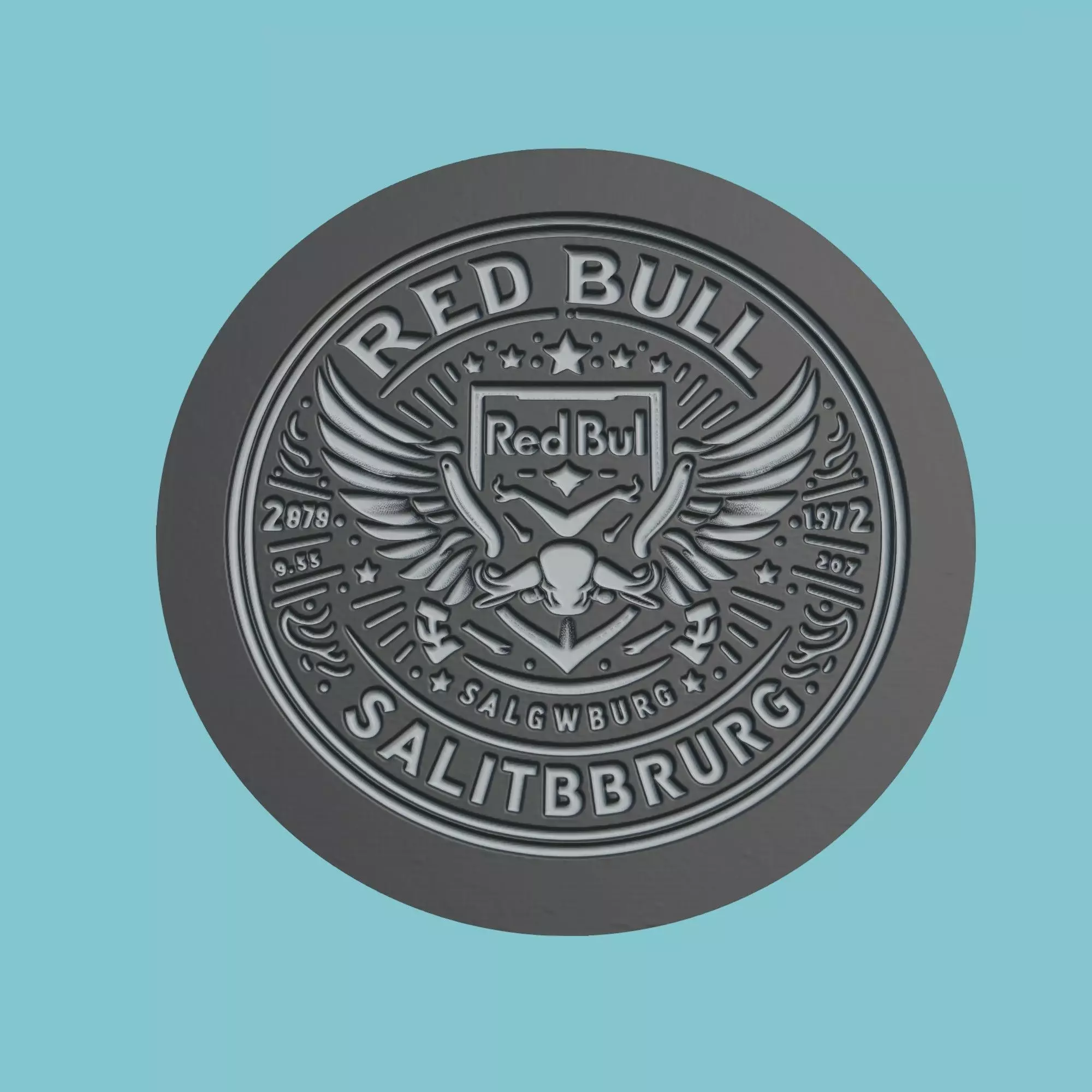 Red Bull Salzburg Medallion Football 3D print model