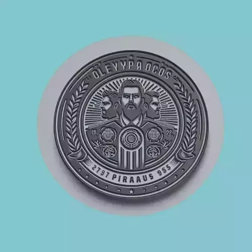 Olympiacos Piraeus Medallion Football