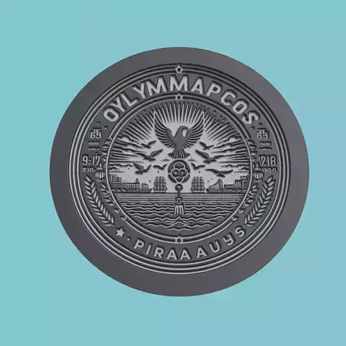 Olympiacos Piraeus Medallion Football