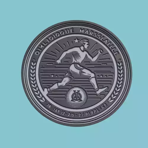 Olympique Marseille Medallion Football