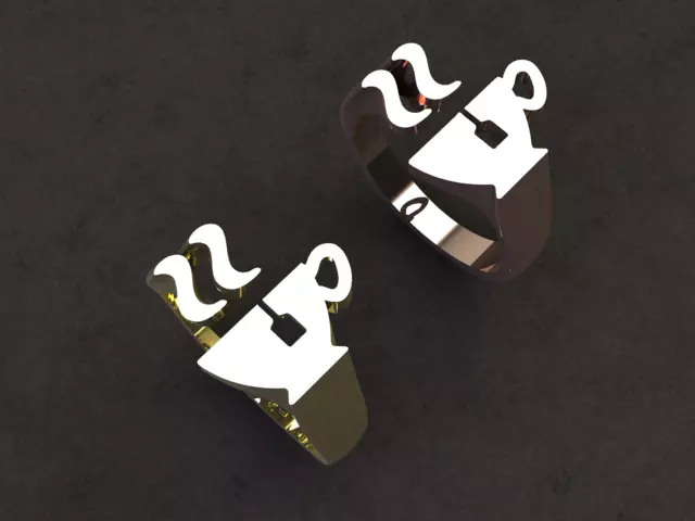 1 coffee ring 3D print model_0