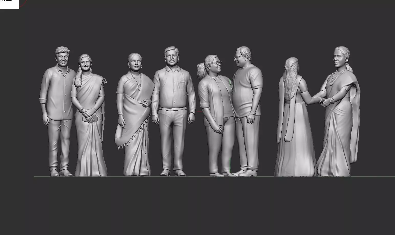 love couple 3D print model