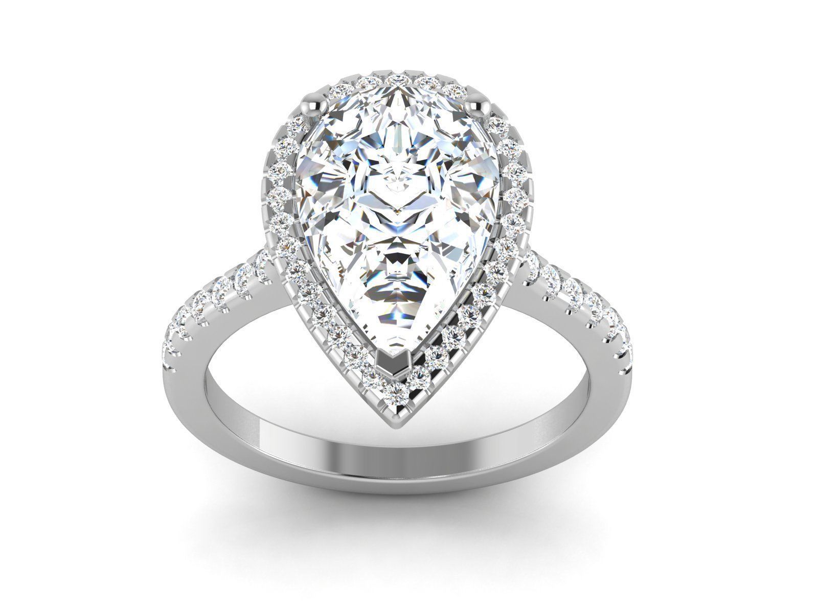 Solitaire Ring 3dm renders details 3D print model_2