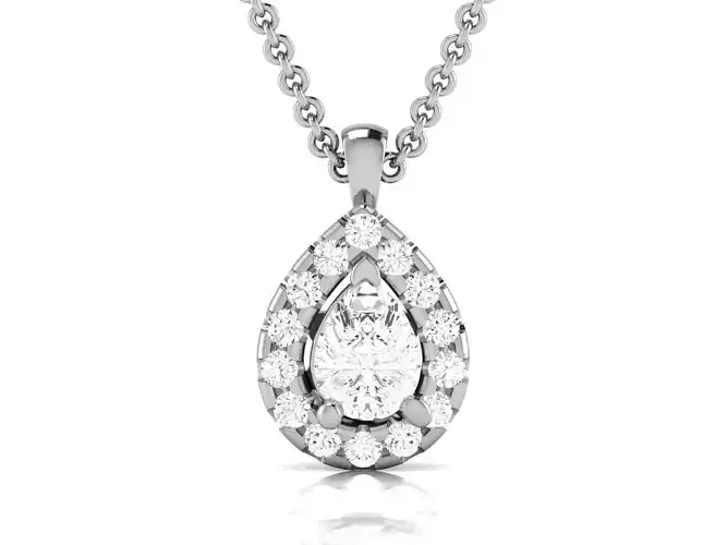 Solitaire Pendant 3dm renders details