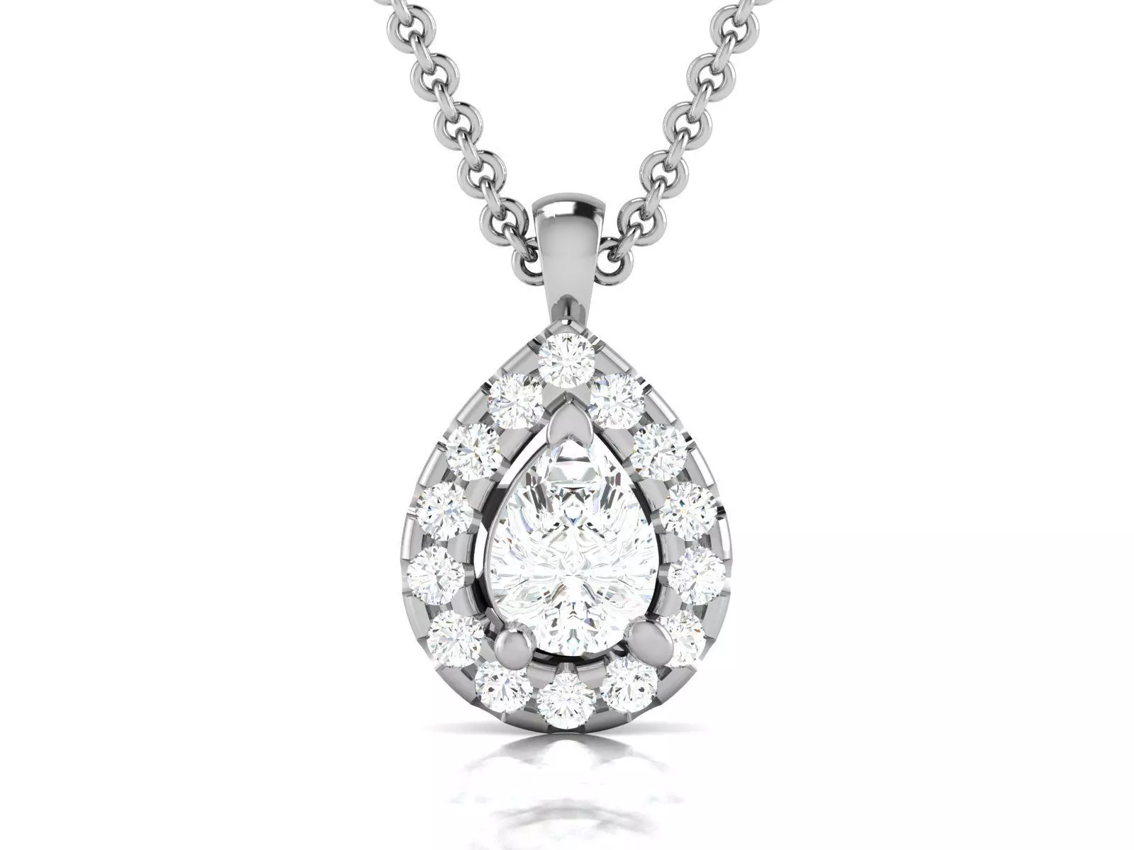 Solitaire Pendant 3dm renders details 3D print model_0