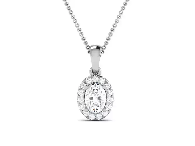 Solitaire Pendant 3dm renders details