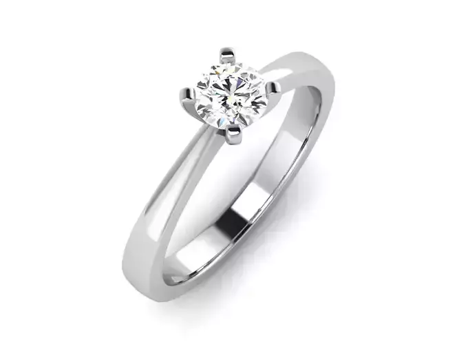 Solitaire Ring 3dm renders details 3D print model