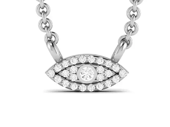 Solitaire Pendant 3dm renders details