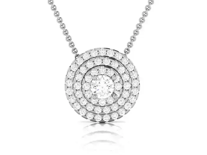 Solitaire Pendant 3dm renders details