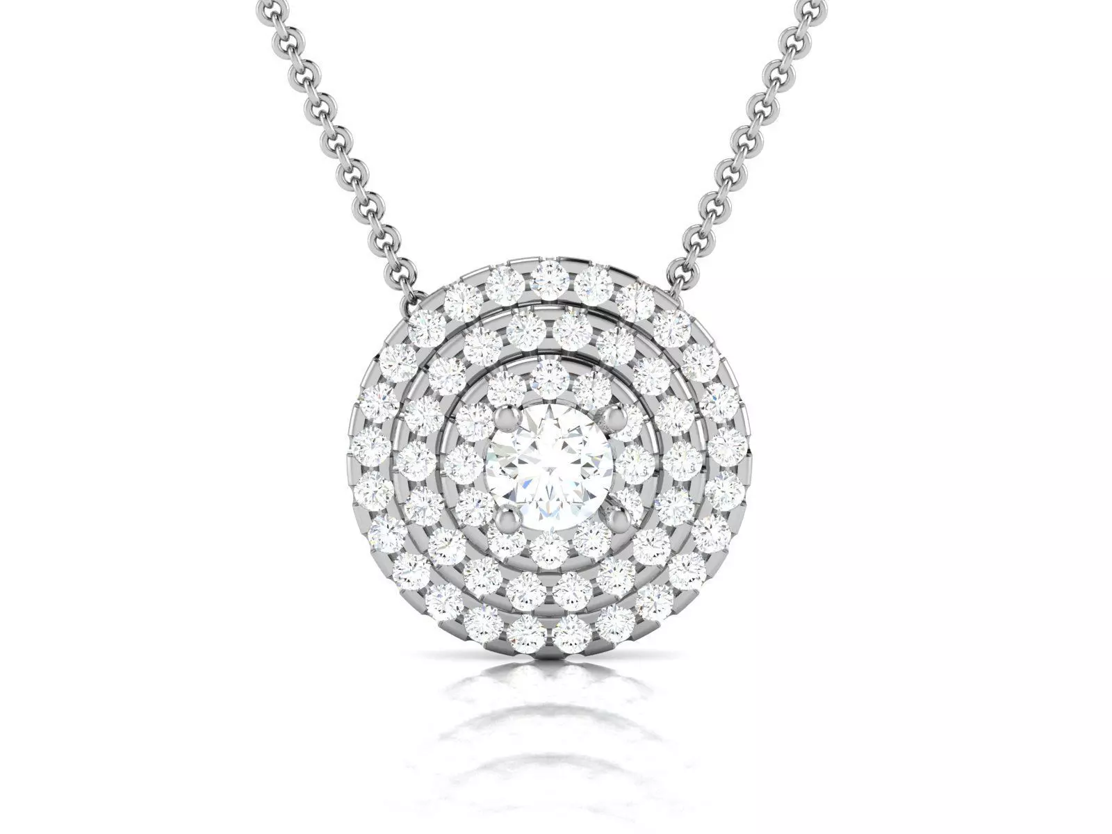 Solitaire Pendant 3dm renders details 3D print model_0