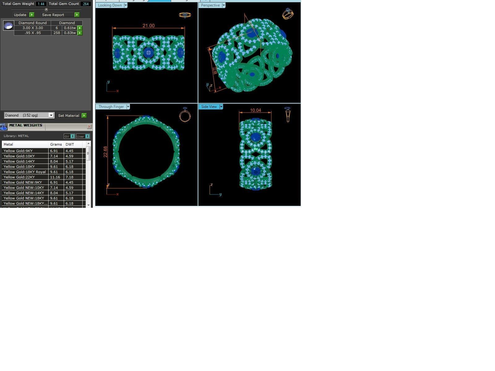 Solitaire Band Ring 3dm renders details 3D print model_3