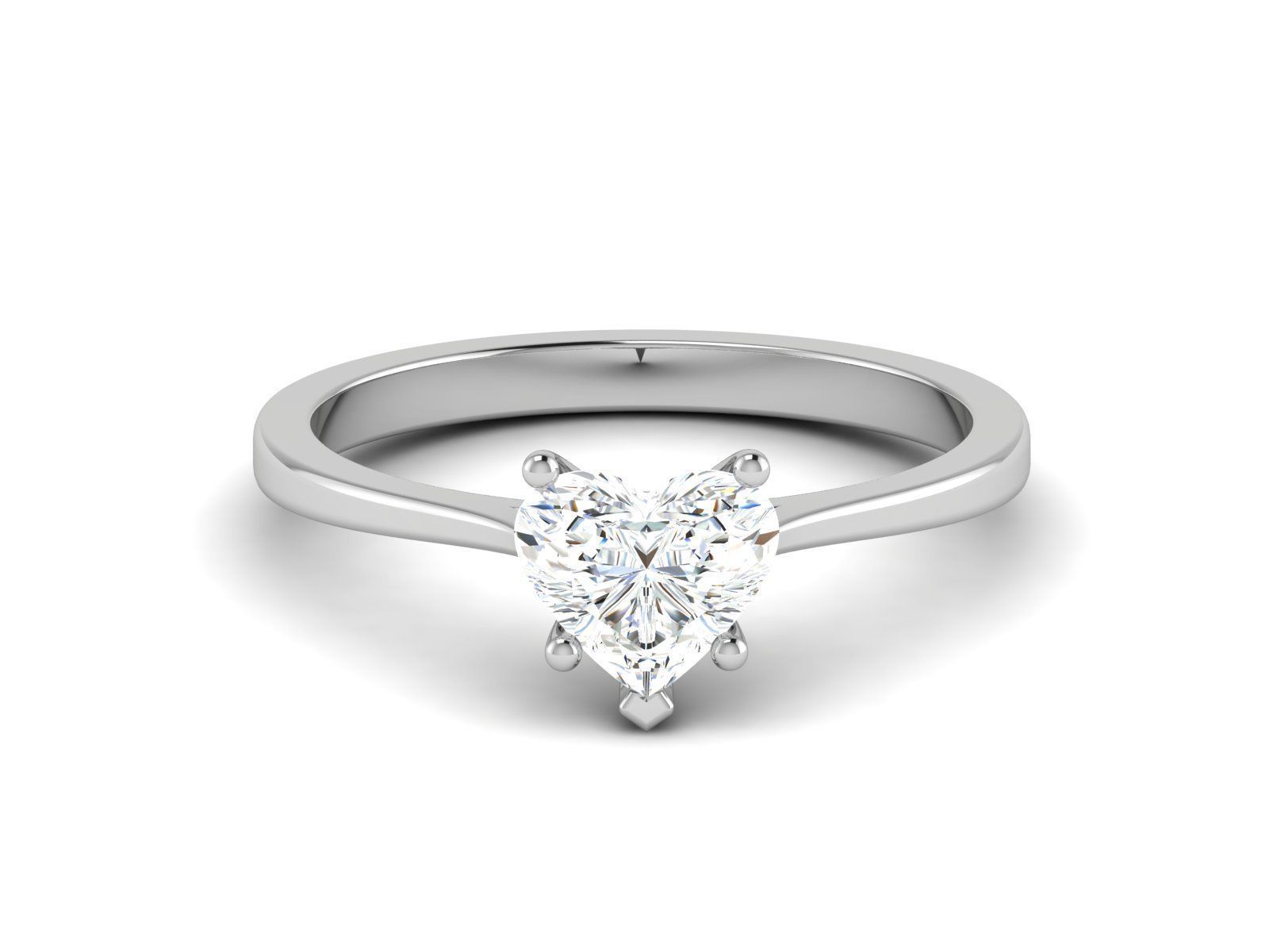 Solitaire Ring 3dm renders details 3D print model_1