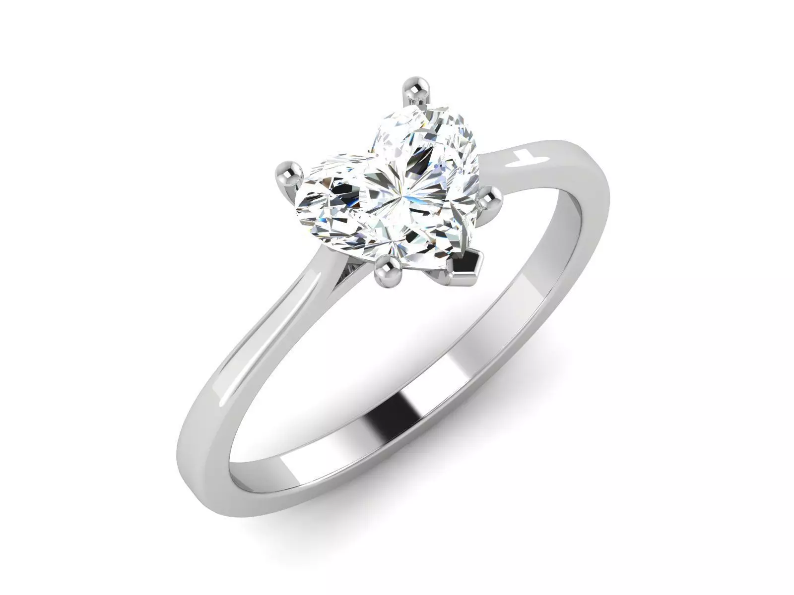 Solitaire Ring 3dm renders details 3D print model_0