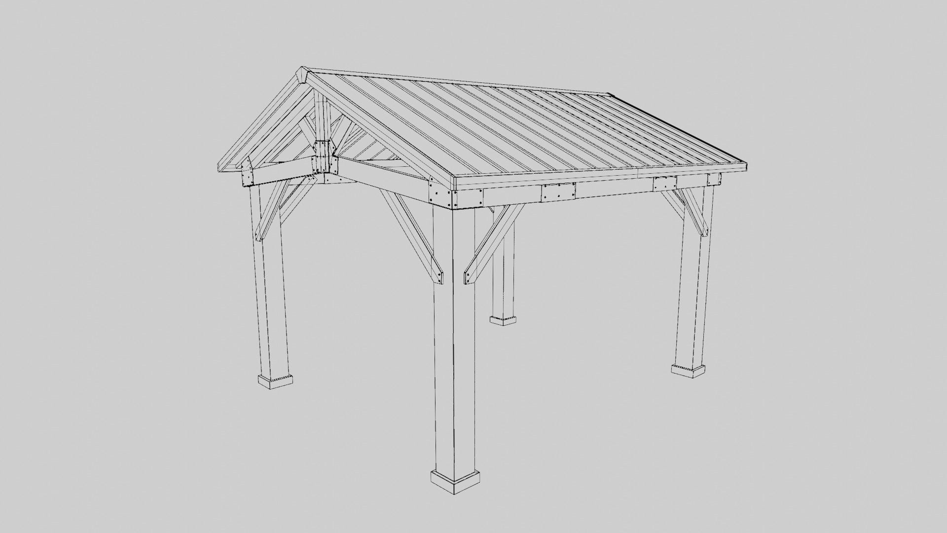 Gazebo 3D model_9
