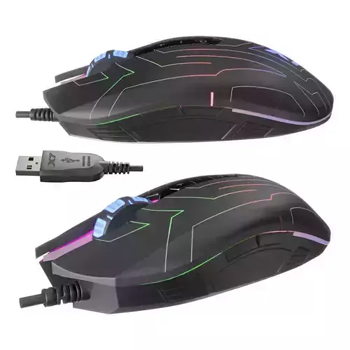 Mouse A4Tech X77 3D model
