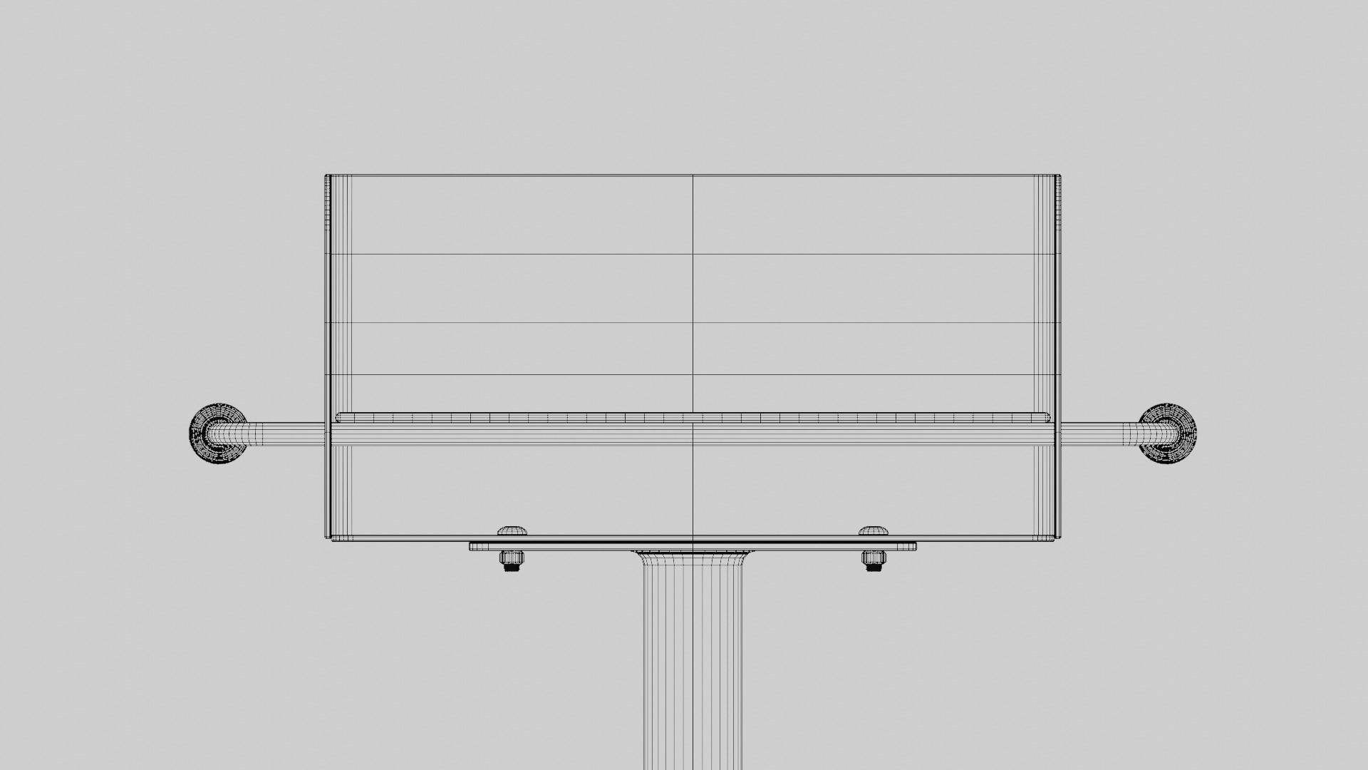 Park Grill 3D model_9