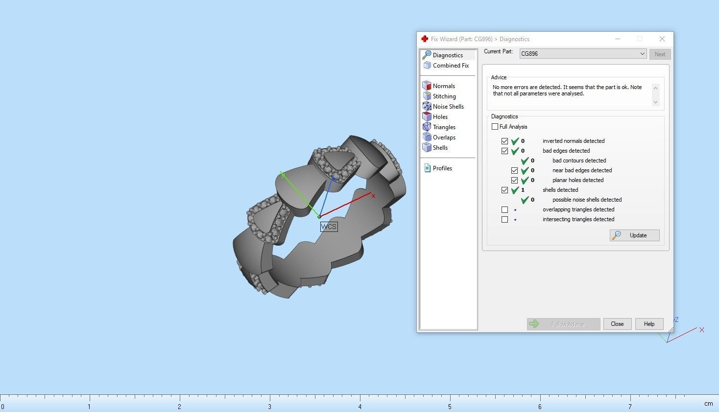Serpenti collection ring with gems model 896 3D print model_5