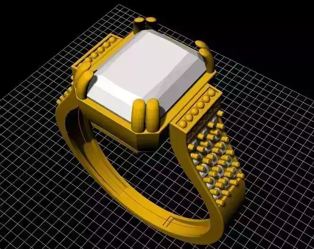 cocktail ring 3dm file