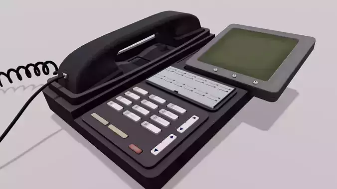 Phone 3D Model  Low-poly 3D model