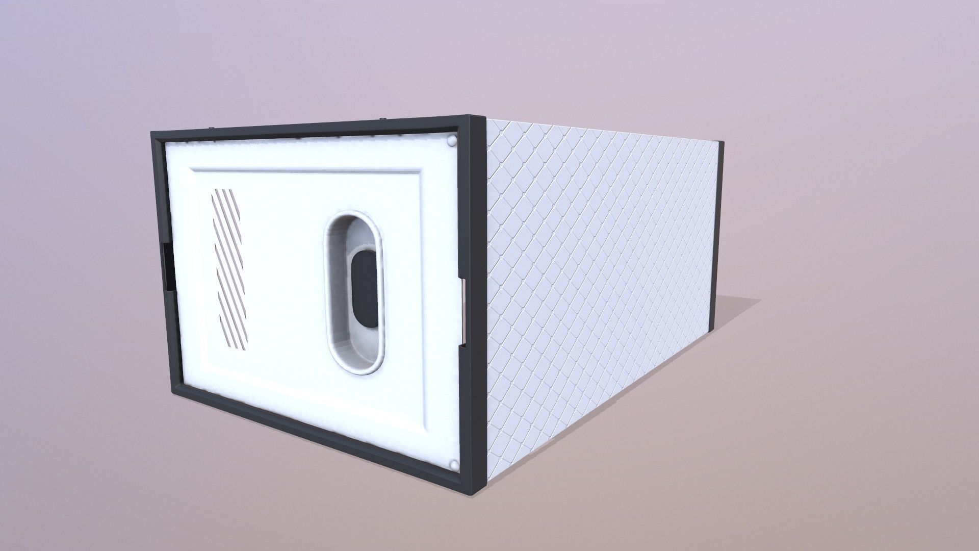Locker Case 3D model_4