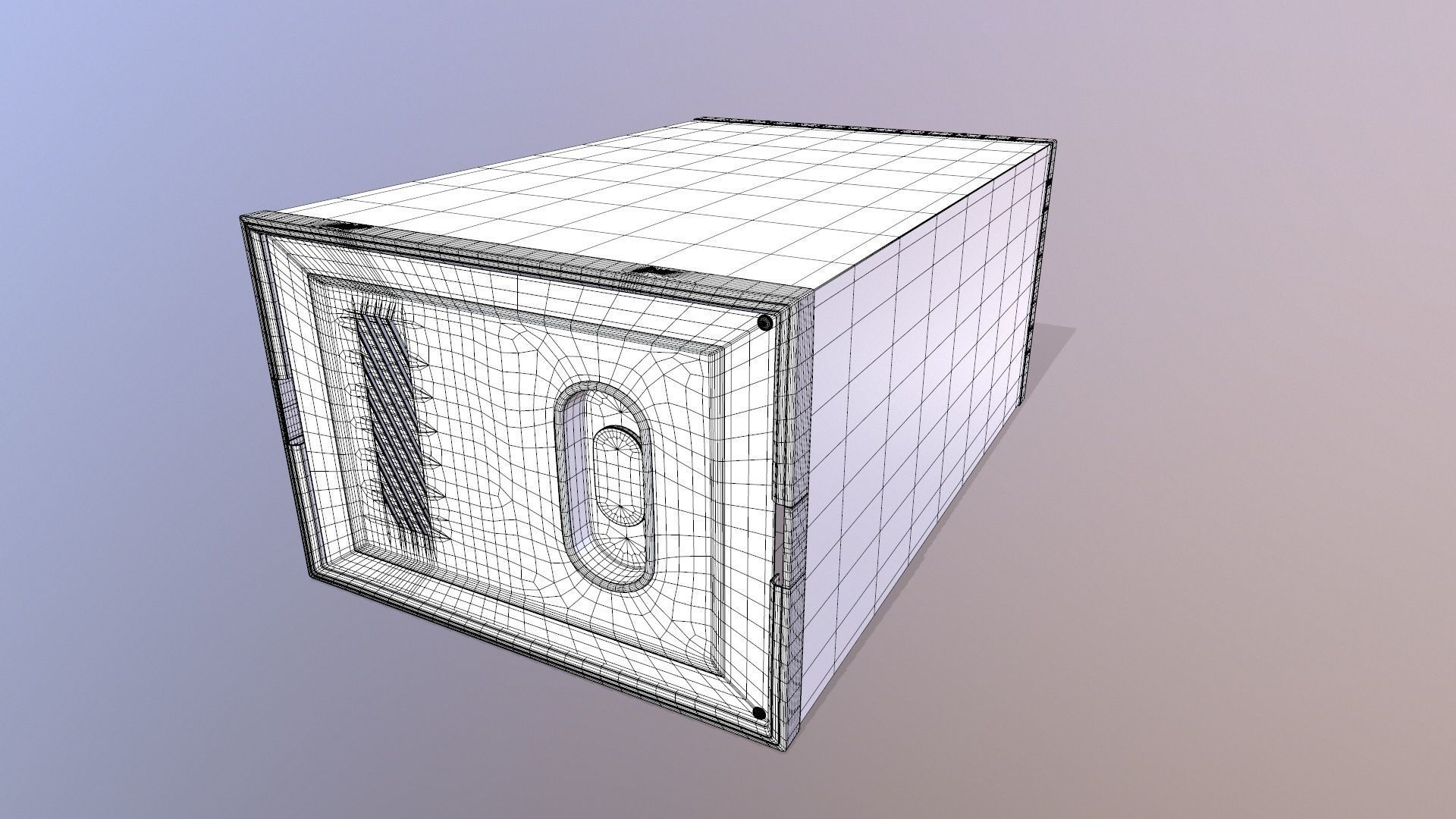 Locker Case 3D model_12