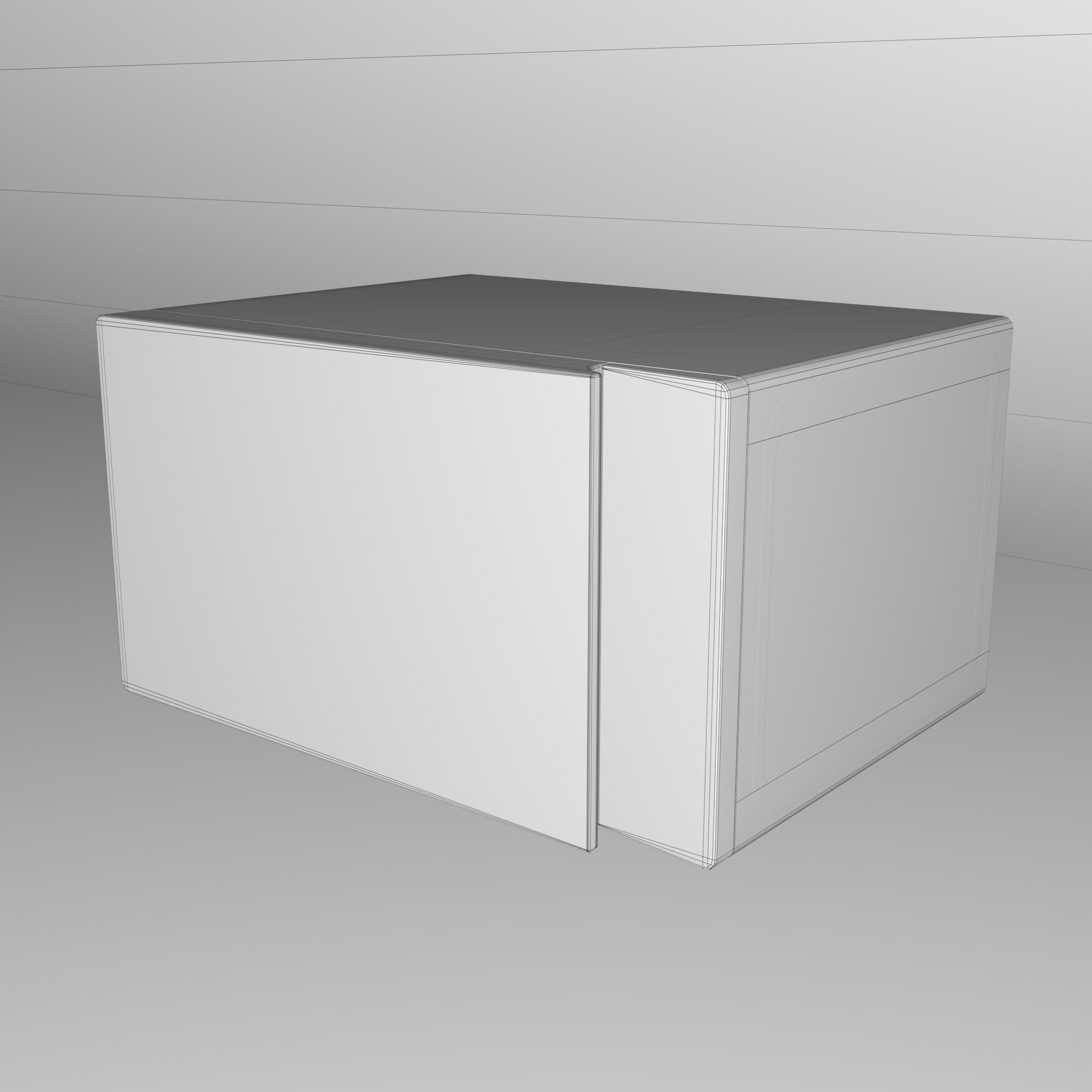 Microwave Free 3D model_3