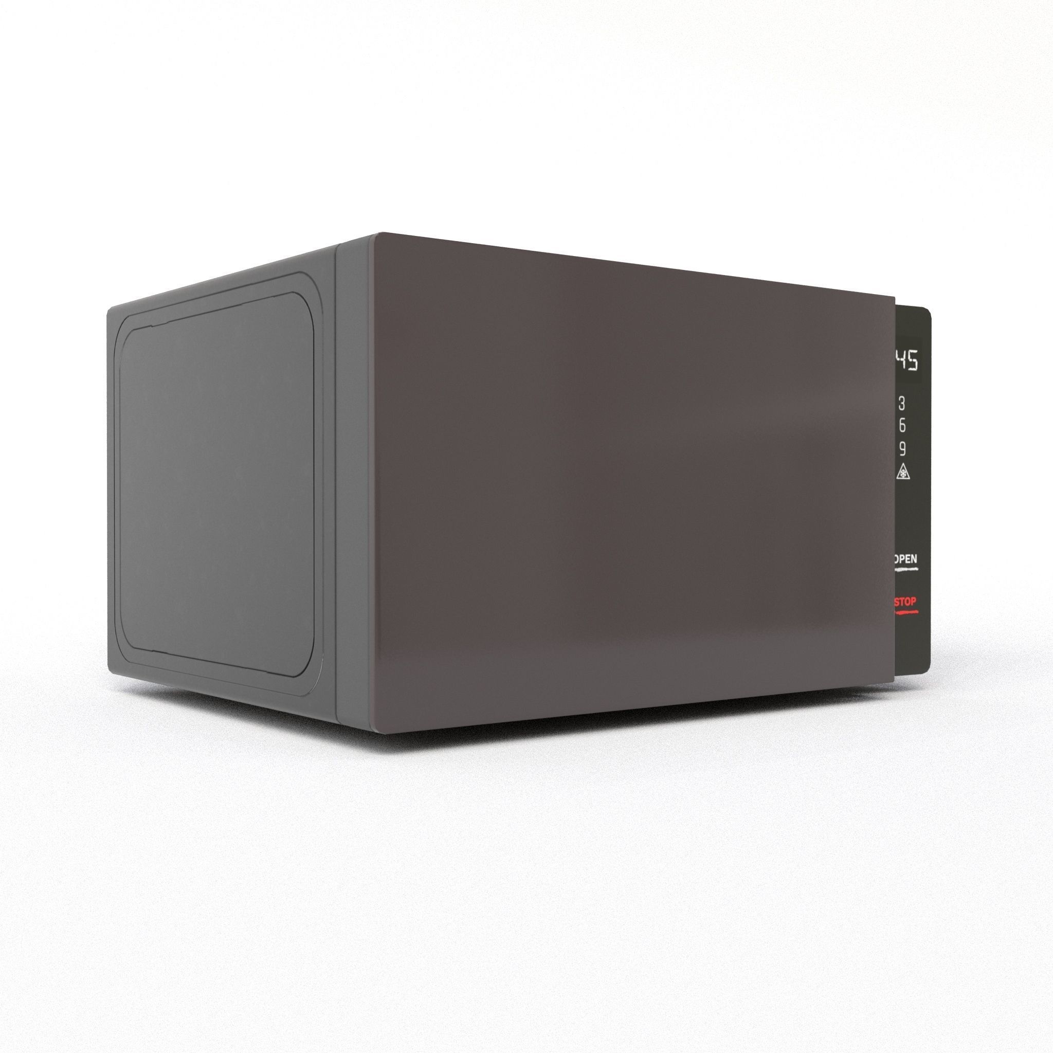 Microwave Free 3D model_2