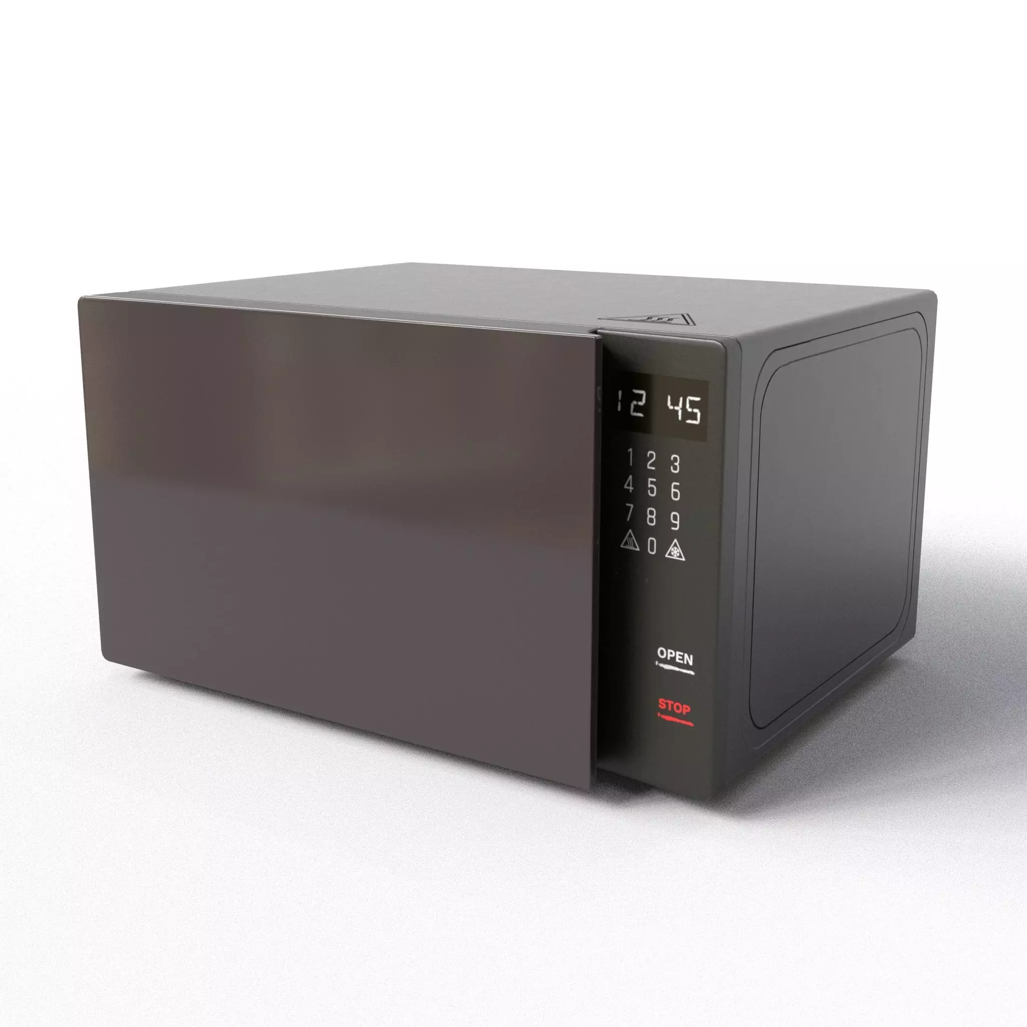 Microwave Free 3D model_0