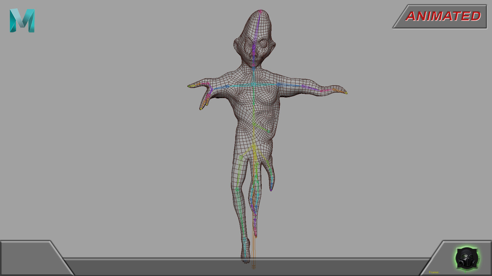 Fantasy character 10 -- Ghosts Low-poly 3D model_11