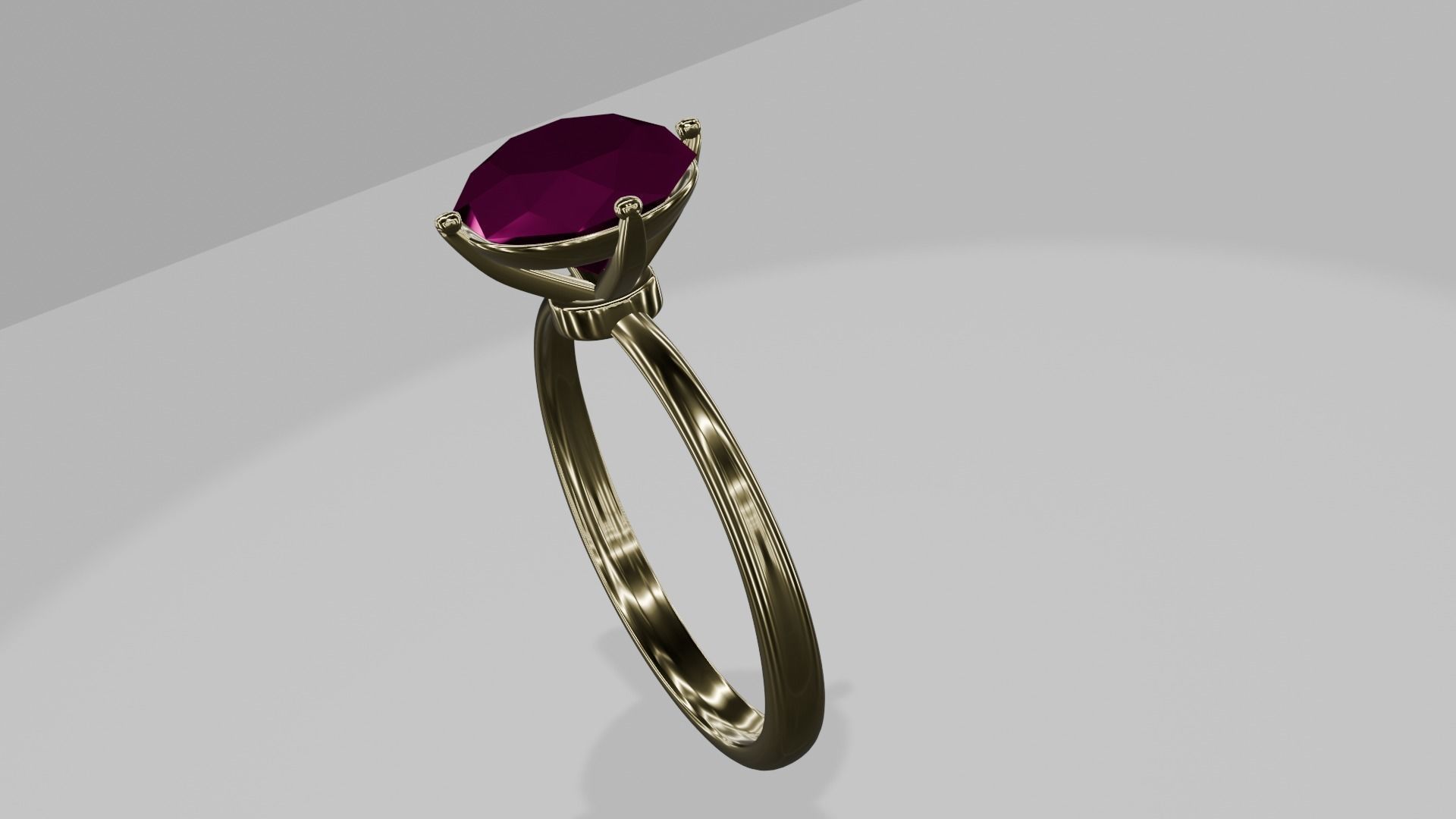 Women ring 3d stl fbx obj render details 3D print model  3D print model_7