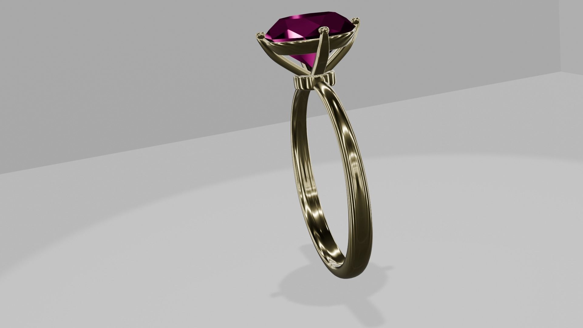 Women ring 3d stl fbx obj render details 3D print model  3D print model_6