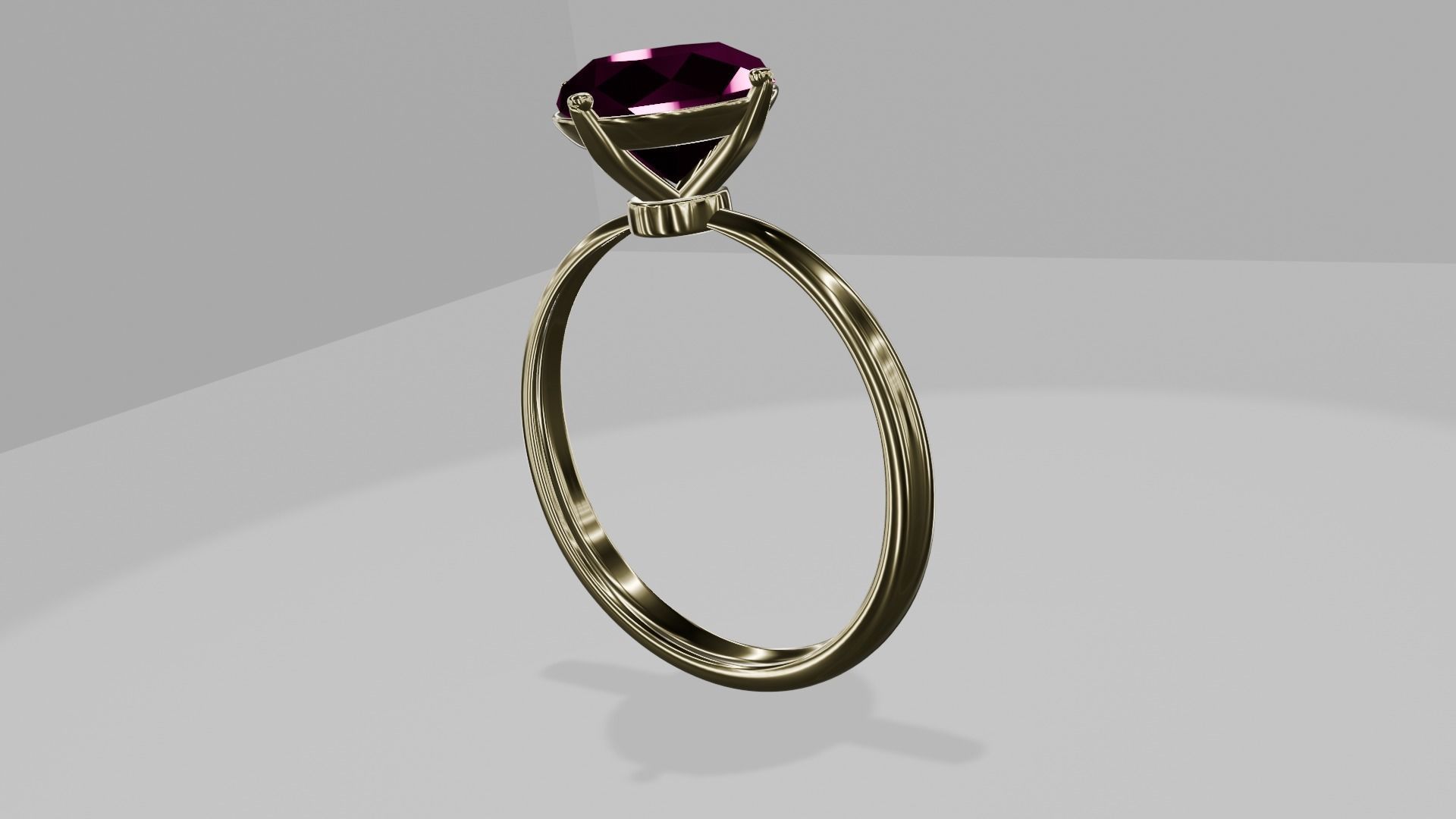Women ring 3d stl fbx obj render details 3D print model  3D print model_5