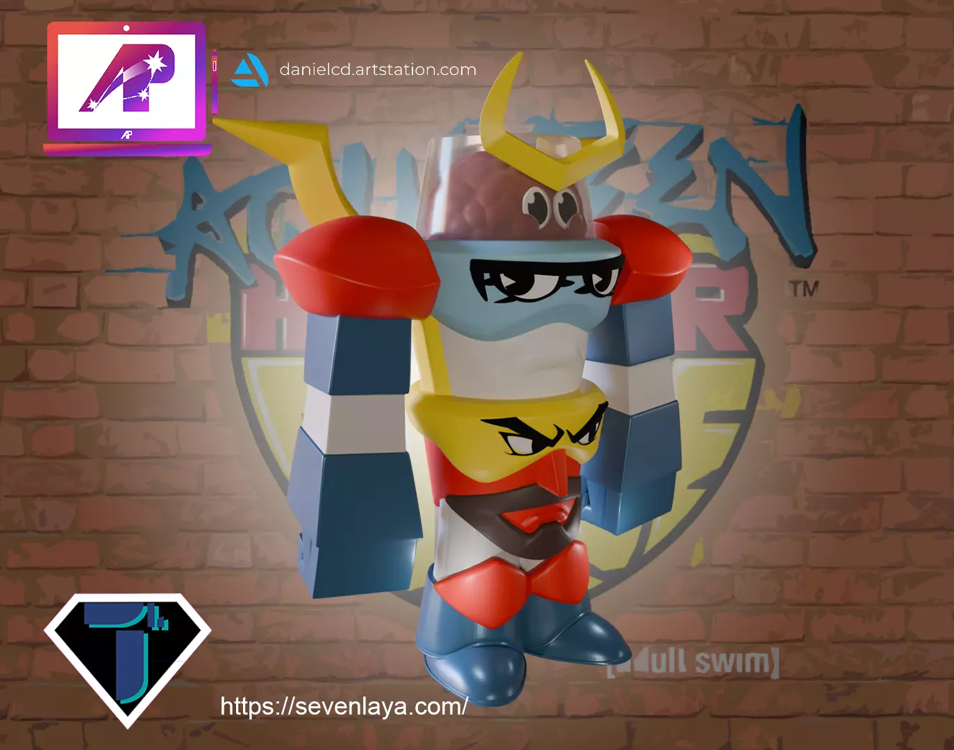 AquaTeen Mecha 3D print model_0