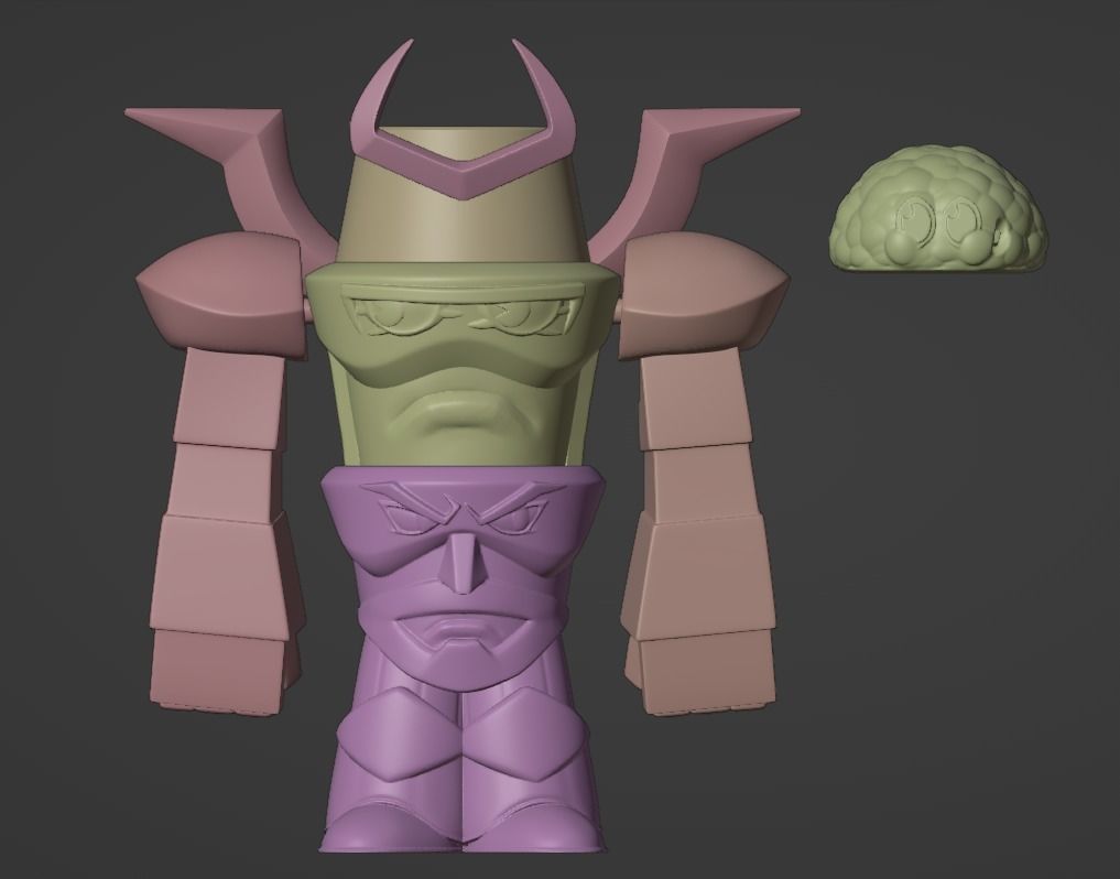 AquaTeen Mecha 3D print model_1