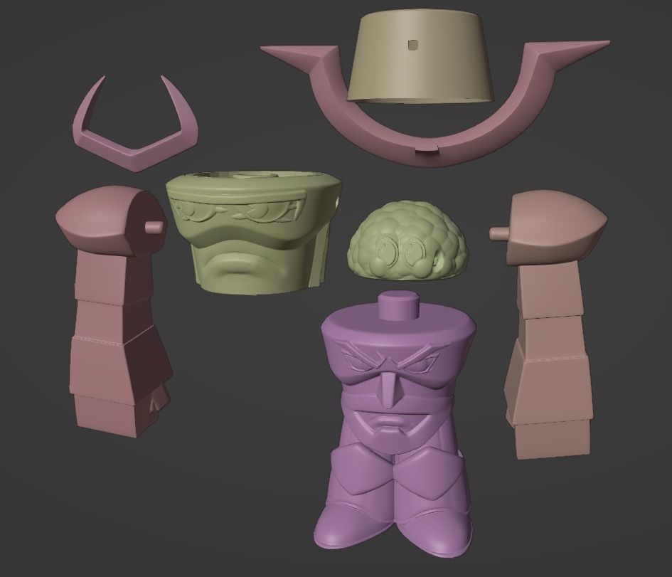 AquaTeen Mecha 3D print model_3