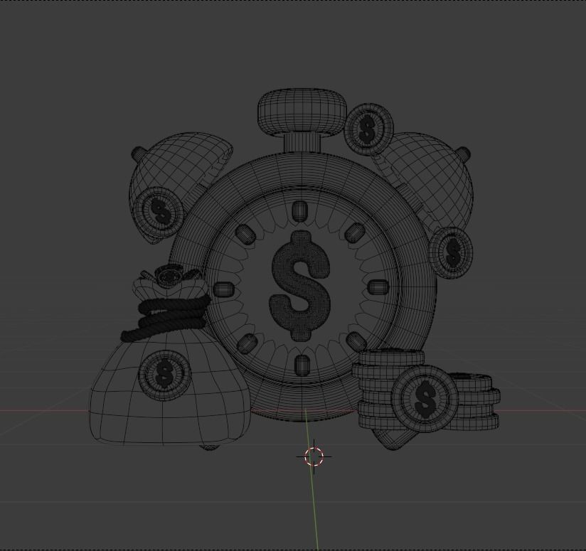 Finance 3d Illustration Icon Pack 3D model_145