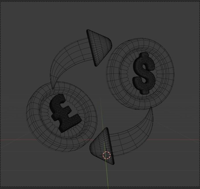 Finance 3d Illustration Icon Pack 3D model_121