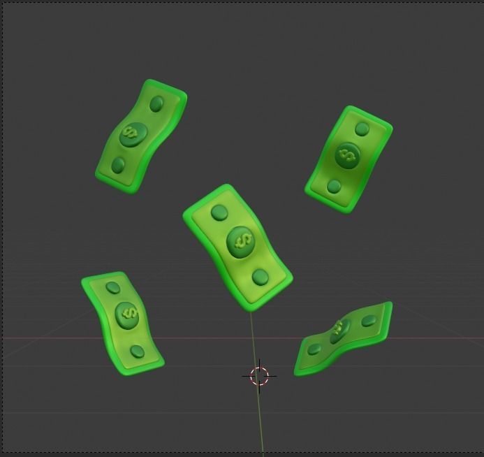 Finance 3d Illustration Icon Pack 3D model_15