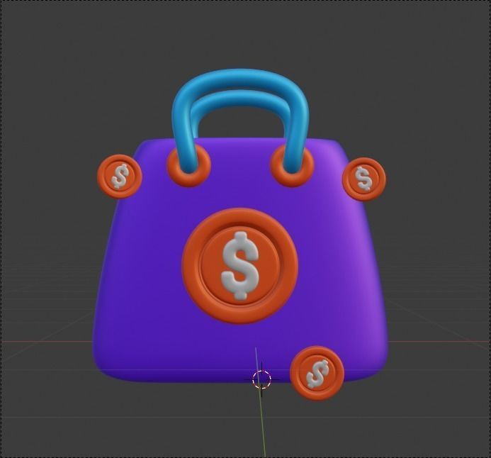 Finance 3d Illustration Icon Pack 3D model_53