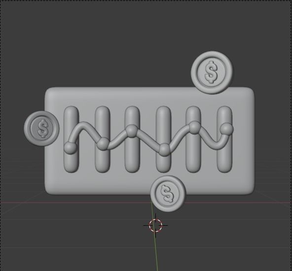 Finance 3d Illustration Icon Pack 3D model_14