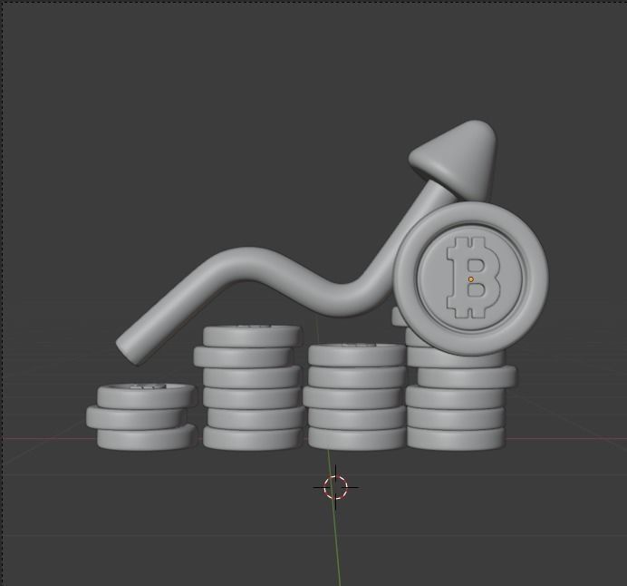 Finance 3d Illustration Icon Pack 3D model_122