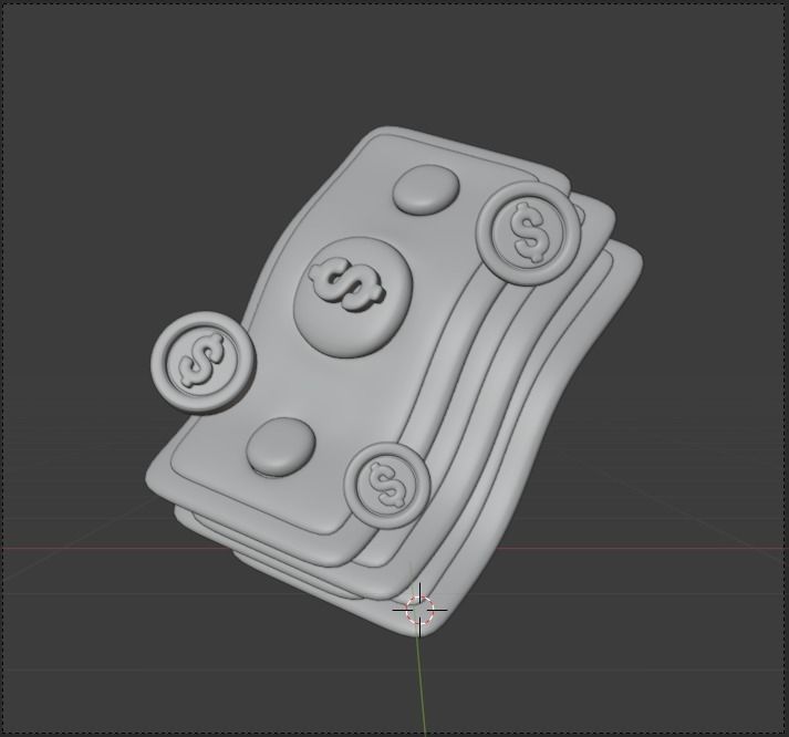 Finance 3d Illustration Icon Pack 3D model_21