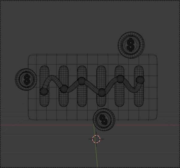 Finance 3d Illustration Icon Pack 3D model_25