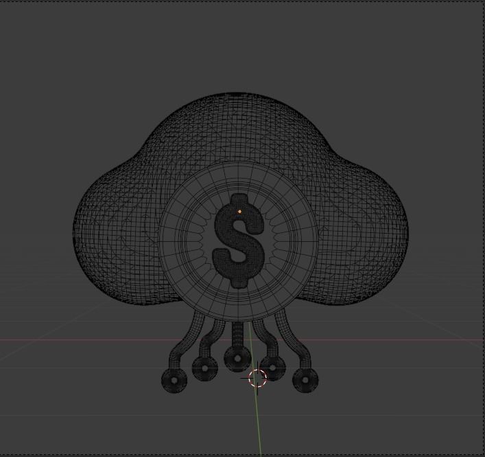 Finance 3d Illustration Icon Pack 3D model_24