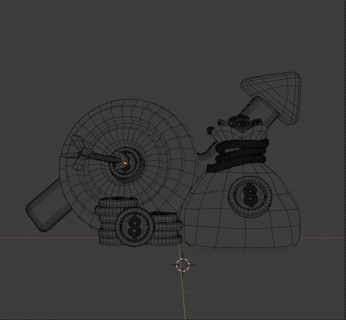 Finance 3d Illustration Icon Pack 3D model_105