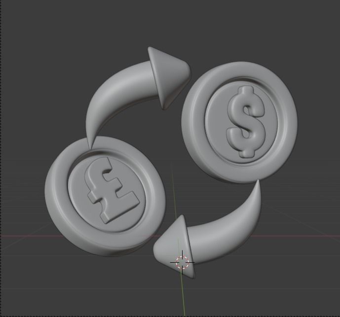 Finance 3d Illustration Icon Pack 3D model_130