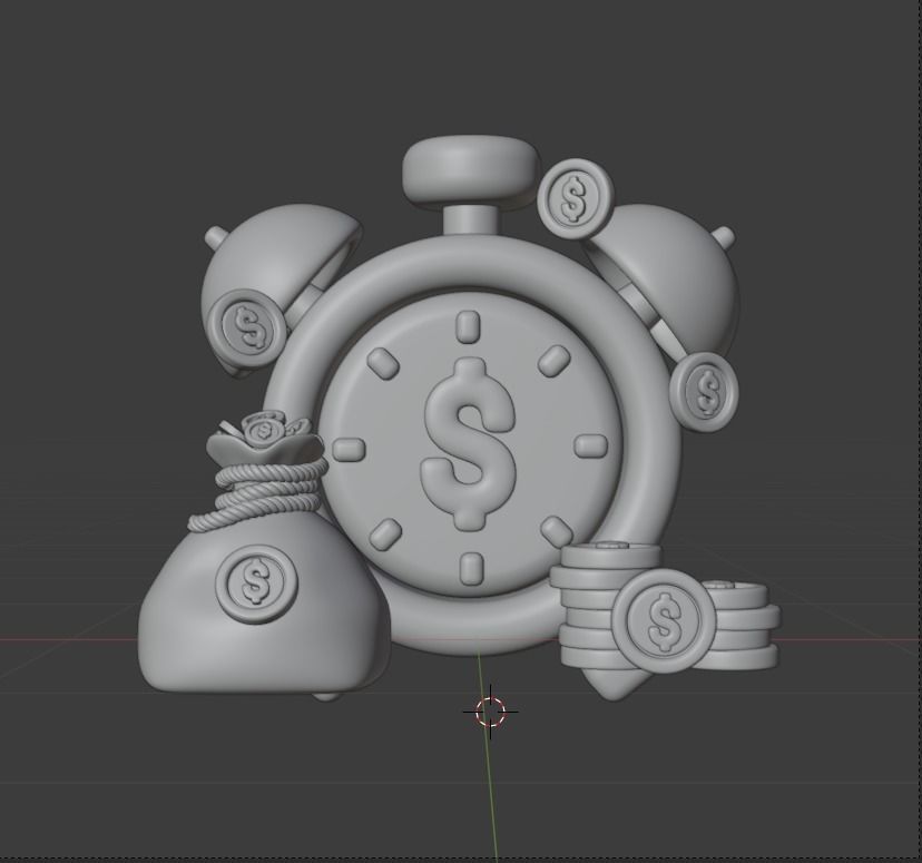 Finance 3d Illustration Icon Pack 3D model_117