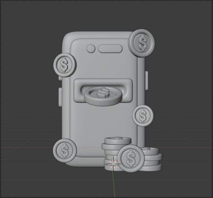 Finance 3d Illustration Icon Pack 3D model_80