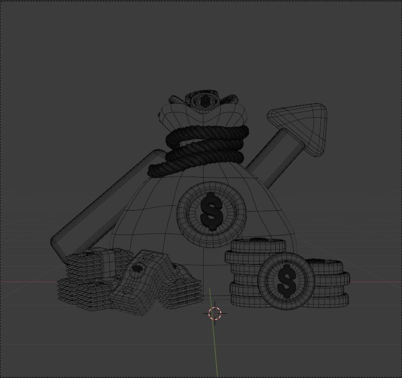 Finance 3d Illustration Icon Pack 3D model_45